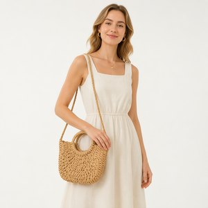 <span class=keywords><strong>Sac</strong></span> de plage d'été pour femme 2026, élégant, en paille tressée, en corde de papier et <span class=keywords><strong>osier</strong></span>, <span class=keywords><strong>sac</strong></span> fourre-tout à main et à <span class=keywords><strong>bandoulière</strong></span> - Product Image 5