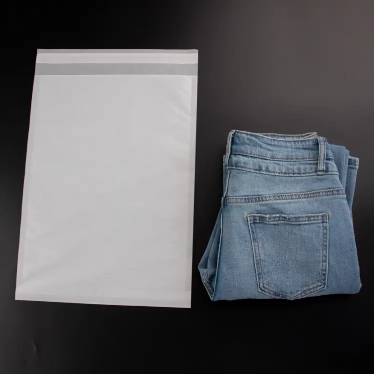 Hot Sale Spot Produkte 40g/m² weißes Pergamin papier Verpackungs taschen zum Verpacken von Kleidung Kleidungs stück T-Shirt Socke Kurzarm