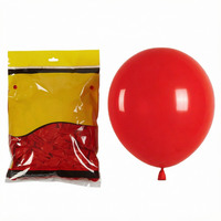 Ballons en caoutchouc UW Haorun 12 pouces 2,8g, 100 pièces par paquet, haute qualité, rouge mat, écologiques, pour fêtes d'enfants et vacances