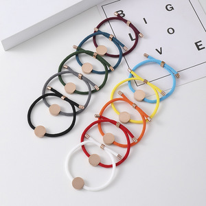 ใหม่ DIY สามารถปรับแต่งได้เองแกะสลักสแตนเลสรอบ spacer ปรับได้เชือกกำไลข้อมือสำหรับผู้ชายและผู้หญิงเครื่องประดับ - Product Image 5