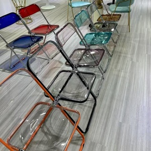 Chaises pliantes d'extérieur de conception nordique, en acier, avec fonction de refroidissement, pour mariages, ateliers, bureaux à domicile, caves à vin - Product Image 6