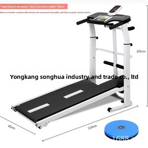 Tapis roulant compact multifonction pour la maison, silencieux, mécanique, pliable, équipement de fitness, vente chaude - Product Image 5