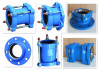 Gibault joint d'accouplement pour pvc tuyau En fonte Ductile Universelle Flexible Connexion l'union Junte gibault Couplage