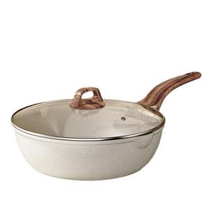 Sartén antiadherente de piedra Maifan de 5L+ con base gruesa, sin humo, para bistec, salteados, frituras y guisos - Product Image 5