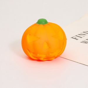 Happy Halloween 7cm Pumpkin Lantern TPR Squishy Toy Creative Stress Relief Gift for Kids and Adults Easy Mood <b>Squeeze</b> Toy - Product Image 4
