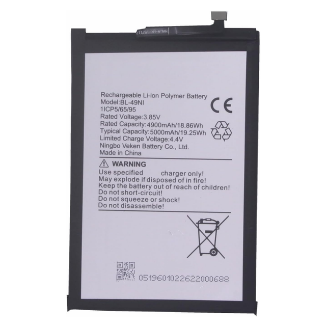 New 5000mAh REAL CAP Replacement Battery BL-49NI for Itel A60 A60s A70 S18 Vision 5 It5600 It5606 Power 400 Spark Go 2023 Cheap