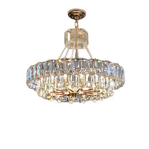 Decoración Iluminación interior Comedor Techo Lujo Led Moderno K9 Candelabros de cristal Luces - Product Image 6