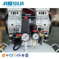 Sans huile 1HP 2HP 750w 1500w silencieux portable 9L 30L 40L 60L mini compresseurs d'air pour dentaire