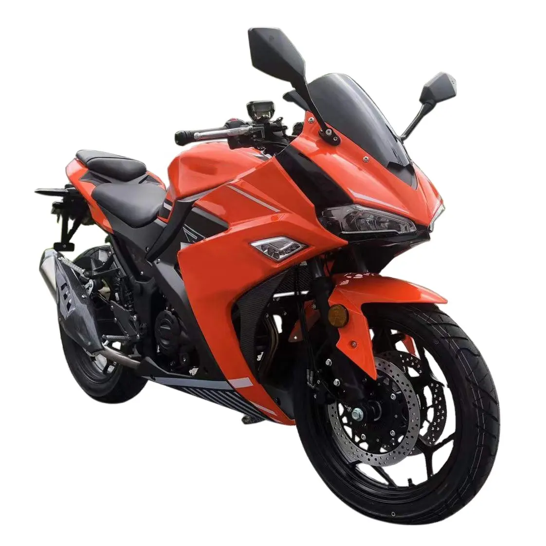 Nouveau EEC euro 5 moto 150CC 200CC 250CC 350CC 400CC refroidissement par eau EFI automatique gaz moto de course à vendre
