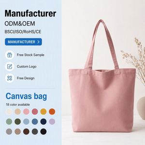 OEM ODM 100% Cotton <b>Canvas</b> Crossbody Tote Bag Adjustable Shoulder Strap Portable Foldable Reusable Travel <b>Handbag</b> - Product Image 1