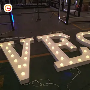 Giaguarsign produttore Custom Love Marquee Letters 4ft Wedding decorativo Big Marquee Letter Lights