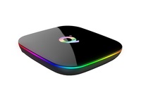 Récepteur TV satellite Allwinner H6, Android 9.0 OS, lecteur multimédia en streaming TV Internet, noir, Smart Wifi Q Plus, boîte TV