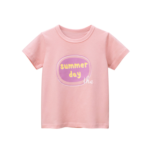 T-shirts manches courtes pour filles, <span class=keywords><strong>rose</strong></span>, 1 an à 10 ans, - Product Image 6