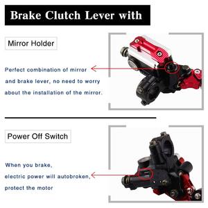 Universal Motorcycle 7/8" 22mm Handlebar <b>Brake</b> <b>Master</b> <b>Cylinder</b> Clutch Lever Left & Right Set for Honda Kawasaki Suzuki Yamaha - Product Image 4