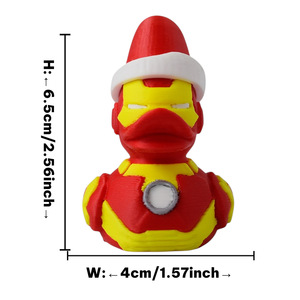 Vashine 3D Navidad <span class=keywords><strong>Iron</strong></span> <span class=keywords><strong>Man</strong></span> pato Juguetes Divertidos decoración del hogar caja ciega materiales ecológicos ventilador de mano artesanías de plástico creativas - Product Image 6