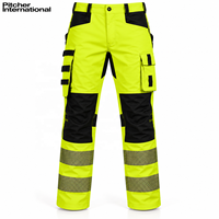 Pantalons de travail de sécurité personnalisés avec poches cargo pour les marques d'uniformes industriels en marque blanche, fourniture OEM