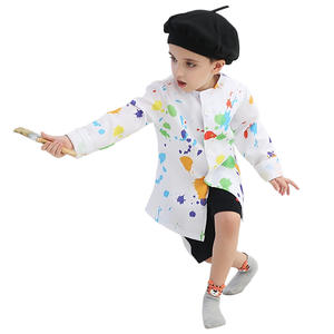 Costume d'artiste créatif pour enfant pour Halloween, <span class=keywords><strong>tenue</strong></span> <span class=keywords><strong>de</strong></span> journée carrière pour enfant, peinture, <span class=keywords><strong>peintre</strong></span>, déguisement <span class=keywords><strong>de</strong></span> scène pour la maternelle - Product Image 5