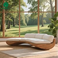 Ensemble de canapés modernes personnalisables Moontree avec pieds en bois d'art simple pour salon, fonction d'angle