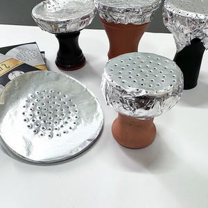 Feuille d'aluminium pré-coupée pour chicha LT Brand, 12 cm, avec trous, épaisseur 20 microns - Product Image 4