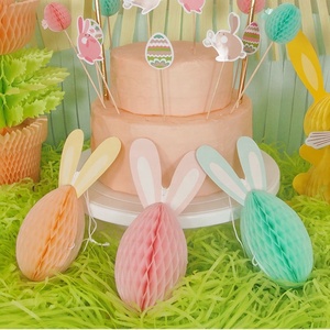 EASTTERN <span class=keywords><strong>Lapin</strong></span> <span class=keywords><strong>de</strong></span> Pâques <span class=keywords><strong>Lapin</strong></span> Nid d'abeille Décoration pour le Printemps Pâques Thème Décorations <span class=keywords><strong>de</strong></span> Fête Fournitures <span class=keywords><strong>de</strong></span> Fête - Product Image 6
