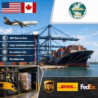 Transitaire maritime fiable de Chine vers les États-Unis et le Canada, agent d'expédition DDP, tarifs d'expédition, service d'agent d'expédition porte-à-porte