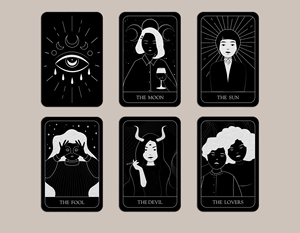 لعب بطاقات التاروت الكلاسيكية هدية أوراق التشفير أوراق التعقيب بطاقات طباعة رقائق الذهب للعبة - Product Image 4