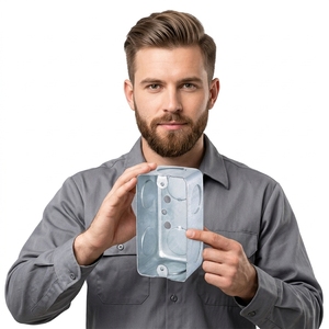 กล่องใส่ของโลหะไฟฟ้าทรงสี่เหลี่ยม <span class=keywords><strong>2x4</strong></span> - Product Image 6