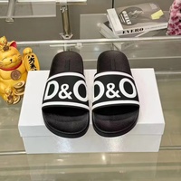 Chaussons de sport tendance de luxe, de haute qualité, grande taille, plats, en EVA, imprimés, légers, pour hommes, pour l'été et la plage