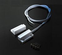 Aismartlink MC 38 Montaje con cable puerta ventana Sensor magnético interruptor de lengüeta sistema de seguridad de alarma empotrada normalmente cerrado NC