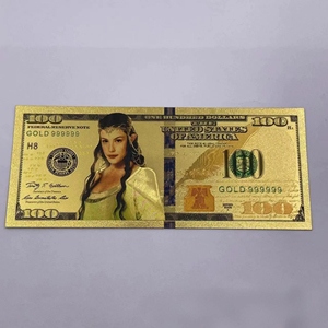 Billetes Conmemorativos Chapados en Oro del Señor de los Anillos, Billetes de Oro Clásicos con Temática de Películas Americanas al por Mayor - Product Image 5