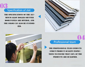 Produits personnalisables, porte de garage à enroulement en aluminium, ouvre-porte de garage, portes de garage pour maisons - Product Image 5