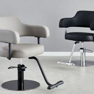 Chaise de salon de coiffure Syf, pivotante et réglable en hauteur, chaise de salon de coiffure minimaliste tendance pour les permanents, la coloration et les coupes de cheveux - Product Image 2