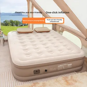 Lit gonflable automatique épaissi pour camping en plein air avec pompe intégrée, facile à transporter, capacité double personne, canapé-lit imperméable - Product Image 3