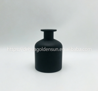 Diffuseur d'aromathérapie en verre rond, flacon vide pour huiles essentielles et parfums d'intérieur, sans flamme, pour senteurs florales