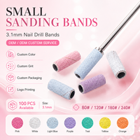 Bandes de ponçage professionnelles pour ponceuse à ongles, pour ongles en acrylique, élimination du vernis gel, manucure, pédicure, usine OEM ODM