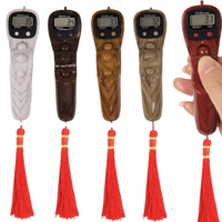 Compteur numérique LED en plastique pour Tasbih musulman avec piles, 10 couleurs, compteur de perles Tasbeeh portatif