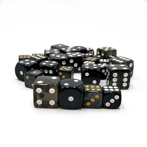 ลูกเต๋าอะคริลิค6ด้านแบบมีจุดสีขาว - Product Image 4