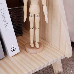 Nordic Wooden Nightstand With Storage <b>Shelf</b> For Bedroom <b>Bedside</b> Use - Product Image 4