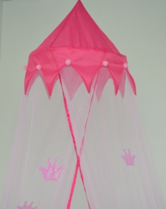 Công Chúa màn chống muỗi với vương miện và Pompom cho bé gái - Product Image 5