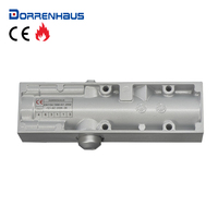 DORRENHAUS D903 Ferme-porte moderne en aluminium à fermeture douce, homologué CE, européen, maintien ouvert, hydraulique, 25-45 kg, vitesse réglable pour