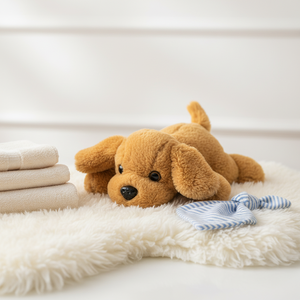 Jouets pour chiots en <span class=keywords><strong>peluche</strong></span> de polyester super doux, écologiques, <span class=keywords><strong>anti</strong></span>-<span class=keywords><strong>anxiété</strong></span>, pour un sommeil réparateur et apaisant - Product Image 3
