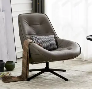 Распродажа, современное кресло с одним диваном, мягкое удобное кресло для отдыха, кожаное вращающееся кресло для гостиной