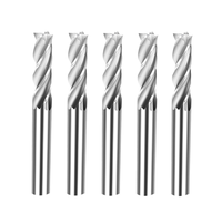Fraises à 4 cannelures 6 cannelures hss Fraise à surfacer en acier rapide m42 co8 endmills