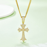 J006 appannamento libero gioielli personalizzati Hip Hop 925 in argento Sterling Moissanite diamante ghiacciato fuori collana pendente per uomo e donna
