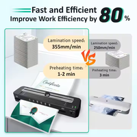 Nouvelle plastifieuse FANGNUO A3 pour la maison et le bureau avec plastification à chaud/froid, formats de papier A4/A5/A6, 300W AC220V, arrêt automatique après 30 minutes