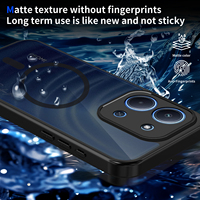Coque de téléphone magnétique pour Xiaomi Redmi 15C 15 A5 4G A3, protection contre les chutes de qualité militaire, translucide, mate, antichoc, anti-empreintes digitales