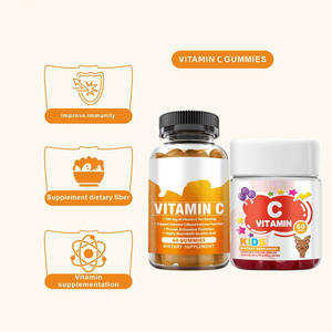 OEM Private Label Vitamin C Nahrungs ergänzungs mittel Hautpflege für Erwachsene und Energie unterstützung Haut aufhellende weiche Gummis - Product Image 1