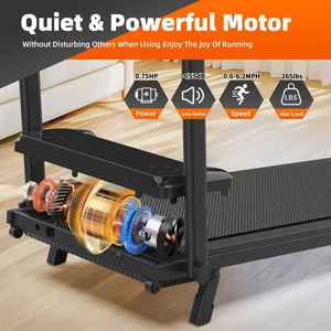 Tapis Roulant Portatile COCOLE Mini Silenzioso Pieghevole Attrezzatura Fitness Elettrica con Schermo LED in Acciaio per Uso Domestico - Product Image 4