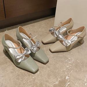 Escarpins en cuir nude à bout ouvert pour femme, talon de 5 cm, parfaits pour les soirées, les bureaux, les mariages, les occasions formelles, été, intemporels - Product Image 6