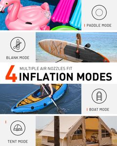 Bomba de aire eléctrica de 22psi, nuevo modelo de bomba infladora, bomba de aire SUP eléctrica portátil de 4000mAh, <span class=keywords><strong>tabla</strong></span> de <span class=keywords><strong>Paddle</strong></span> de pie para exteriores - Product Image 5